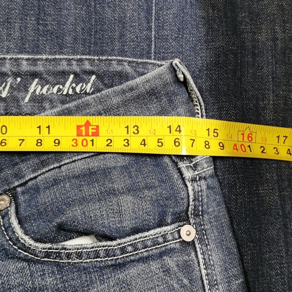 7 for all mankind size 26 blue cotton jeans - Picture 6 of 13